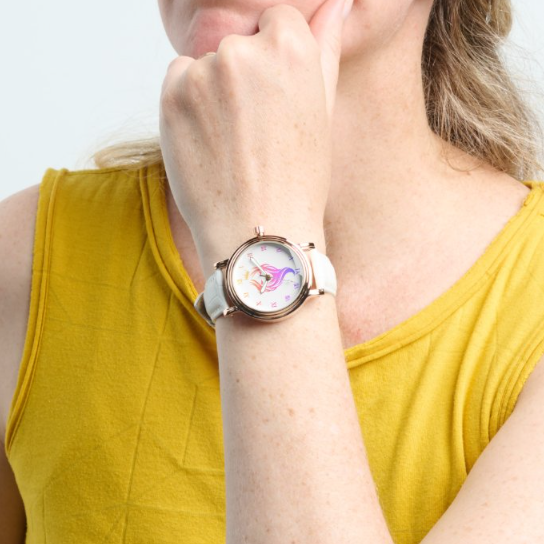 Fair & Favored™ Times & Seasons Rose Gold Ombré Wristwatch
