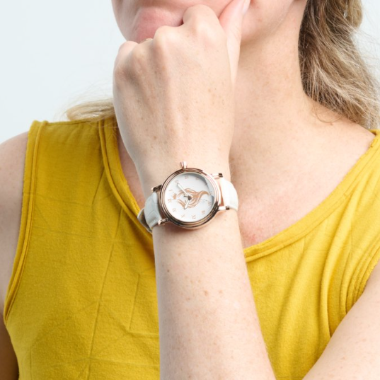 Fair & Favored™ Times & Seasons Rose Gold Wristwatch