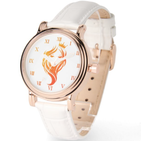 Fair & Favored™ Times & Seasons Ombré Orange Wristwatch