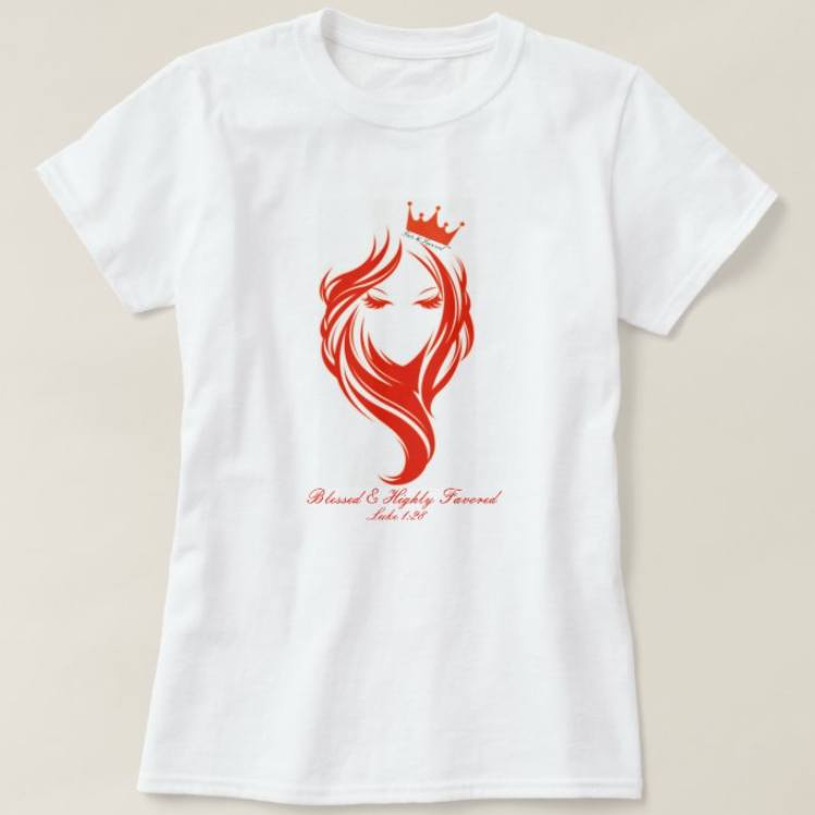 Fair & Favored™ Signature T-Shirt Luke 1:28