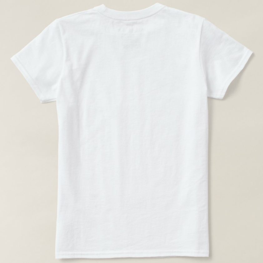 White Floral Crucifix T-Shirt