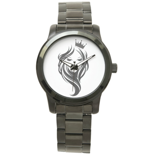 Fair & Favored™ Times & Seasons Black Stainless Steel Wristwatch